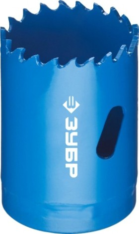 Коронка биметаллическая ЗУБР ЭКСПЕРТ 38 мм, быстрорежущая сталь