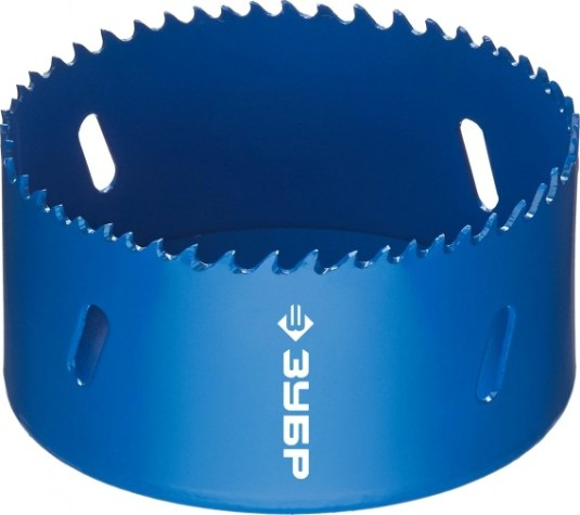 Коронка биметаллическая ЗУБР ЭКСПЕРТ 89 мм, быстрорежущая сталь [29531-089_z01]