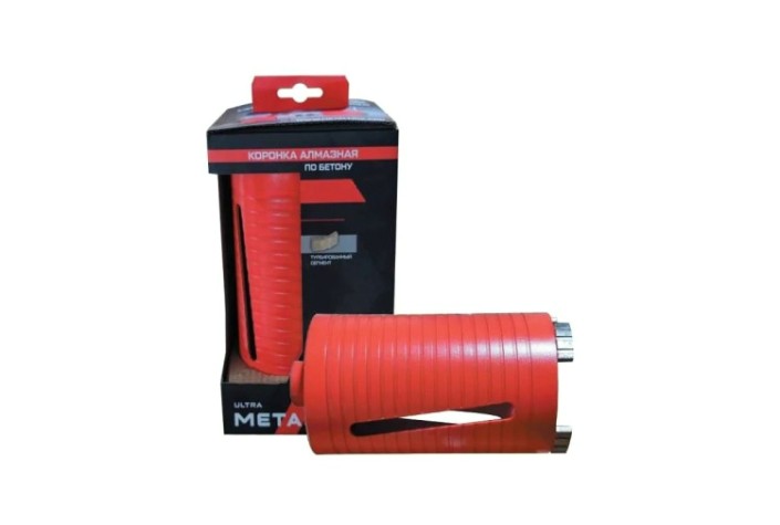 Коронка буровая SDS-plus METALLICA Ultra 132x150 мм М16 алмазная сегментная удлин. по бетону [902288]
