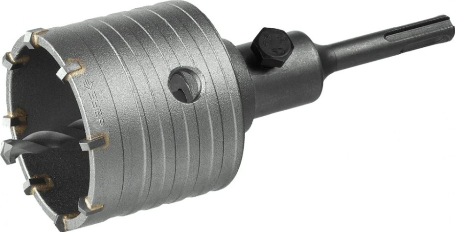 Коронка буровая SDS-plus ЗУБР МАСТЕР по бетону с державкой 80 мм [29211-80]