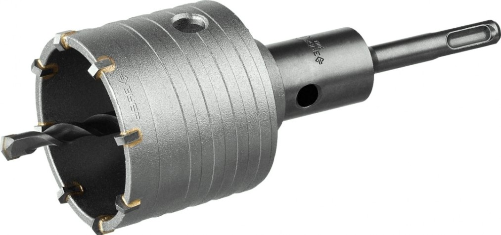 Коронка буровая SDS-plus ЗУБР ПРОФЕССИОНАЛ хвостовик, в сборе, 68 мм [2918-68_z01]