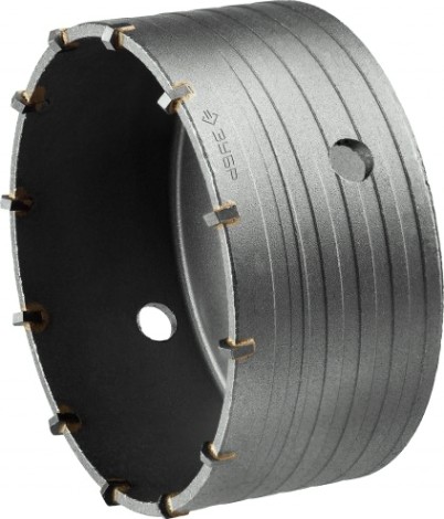 Коронка буровая SDS-plus ЗУБР ПРОФЕССИОНАЛ по бетону без державки, 125 мм, посадка м22 [29180-125]