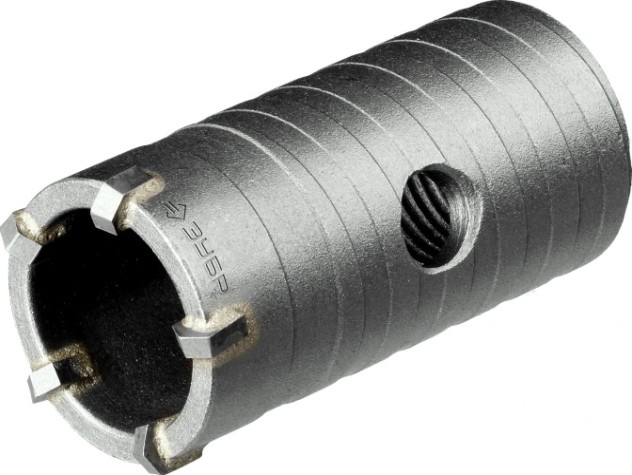 Коронка буровая SDS-plus ЗУБР ПРОФЕССИОНАЛ по бетону без державки, 35 мм, посадка коронки м22 [29180-35]