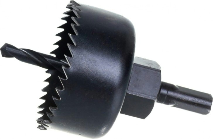 Коронка по дереву ПРАКТИКА 55х20 мм, перовое сверло 22 мм [035-530]