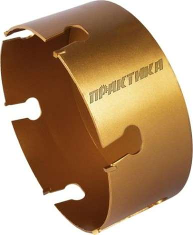 Коронка ПРАКТИКА ф 86 мм, твердосплавная универсальная [796-856]
