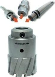 Коронка с твердосплавными напайками Karnasch Power-Max 16х55 мм (20.1141A-016) [20.1141A-016]