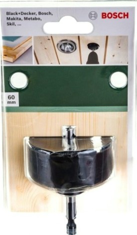 Коронка универсальная BOSCH 60мм для спотов [2609256D06]