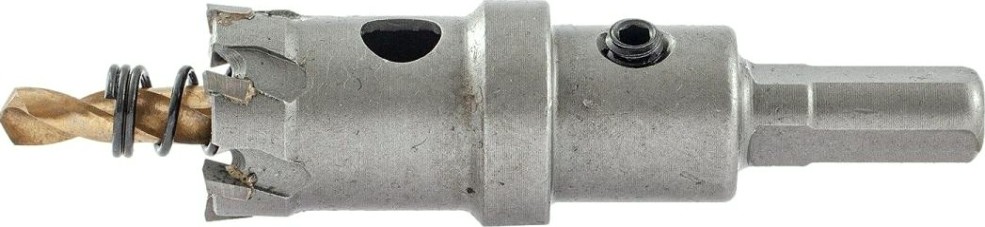 Коронка универсальная Denzel 22 мм по металлу твердосплавная [724004]