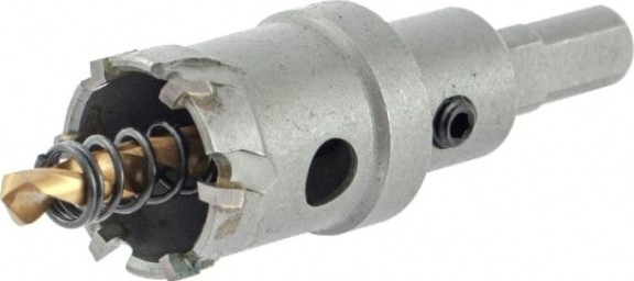 Коронка универсальная Denzel 27 мм по металлу твердосплавная [724007]