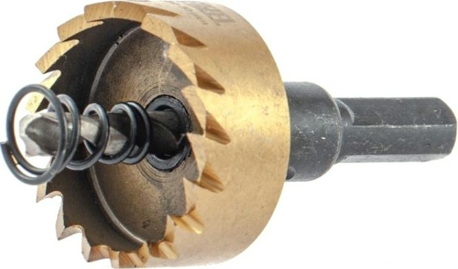 Коронка универсальная Denzel HSS, 30 мм по металлу нитридтитановое покрытие [724108]