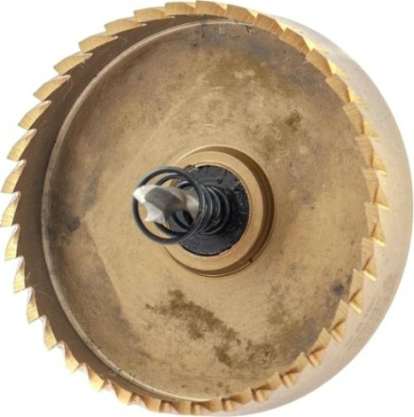 Коронка универсальная Denzel HSS, 70 мм по металлу нитридтитановое покрытие [724123]