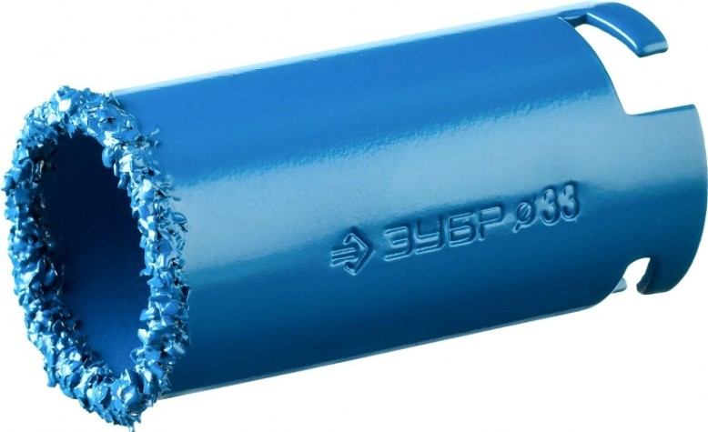 Коронка универсальная ЗУБР ПРОФЕССИОНАЛ c карбид-вольфрамовым нанесением, 33 мм [33350-33_z01]