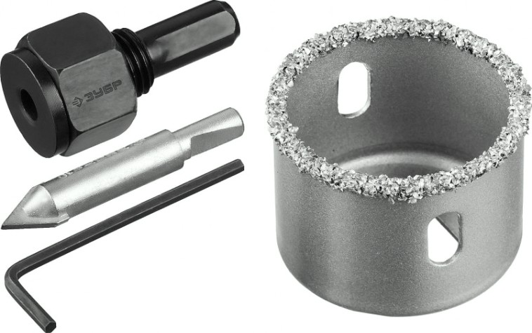 Коронка универсальная ЗУБР ПРОФЕССИОНАЛ c карбид-вольфрамовым нанесением, 38 мм [33360-038_z01]