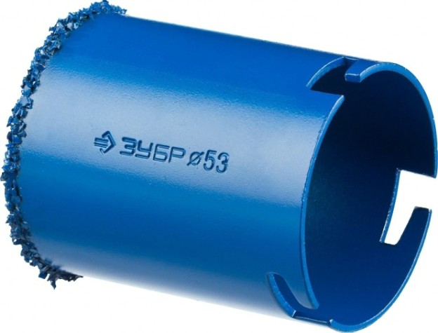 Коронка универсальная ЗУБР ПРОФЕССИОНАЛ c карбид-вольфрамовым нанесением, 53 мм [33350-53_z01]