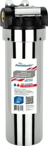 Корпус фильтра АКВАБРАЙТ АБФ-НЕРЖ-12-ПЛ из нержавеющей стали Корпус фильтра АКВАБРАЙТ АБФ-НЕРЖ-12-ПЛ из нержавеющей стали