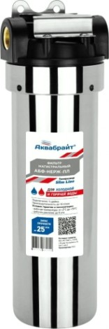 Корпус фильтра АКВАБРАЙТ АБФ-НЕРЖ-34-ПЛ из нержавеющей стали Корпус фильтра АКВАБРАЙТ АБФ-НЕРЖ-34-ПЛ из нержавеющей стали