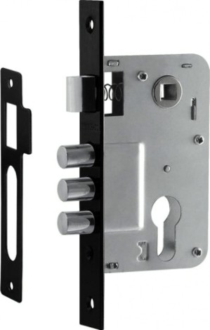 Корпус замка врезного НОРА-М 120 "Черный" [19100]