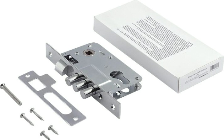 Корпус замка врезного НОРА-М 120 "Хром" [9437]