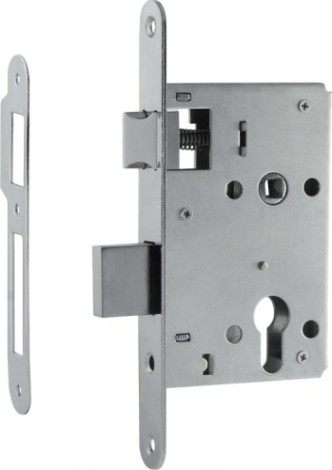 Корпус замка врезного НОРА-М 4-3 "Хром" [9771]