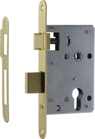 Корпус замка врезного НОРА-М 4-3 "Золото" [9770]