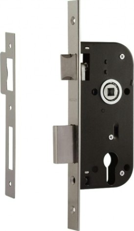 Корпус замка врезного НОРА-М КЗВ-100 "Матовый никель" [17193]