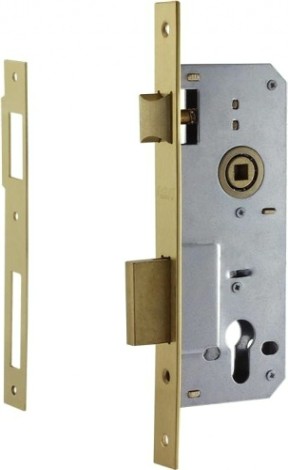 Корпус замка врезного НОРА-М КЗВ-102 40мм "Полированная латунь" [14786]