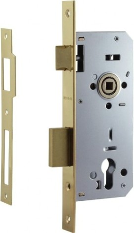 Корпус замка врезного НОРА-М КЗВ-102 45 мм "Золото" [5277]