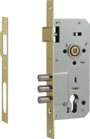 Корпус замка врезного НОРА-М КЗВР-101 "Золото" [5273]