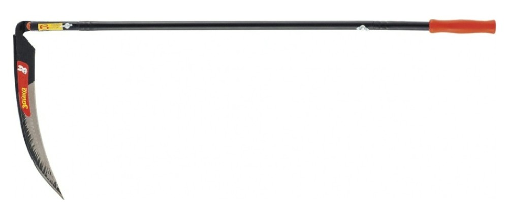 Коса-серпан ЗУБР "Зайка" с металлическим черенком 96,5см [39808]