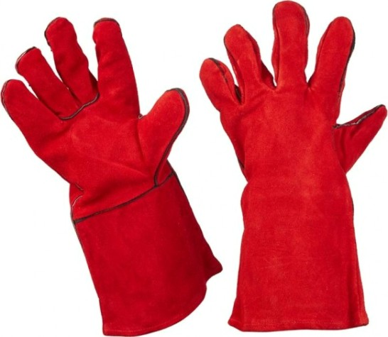 Краги для сварщика пятипалая (красная) Fort1007 [501486332]