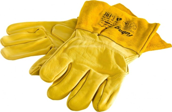 Краги сварщика FUBAG FWGN 9Y для TIG сварки, желтые [641184]