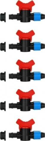 Кран DEKO (уп. 5 шт.) для шланг-ленты сочащиегося [065-0897]