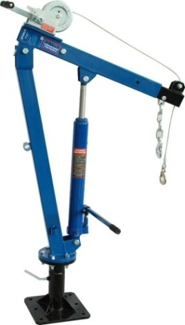 Кран гидравлический AE&T Т62103А с лебедкой, (1 т) [T62103A]