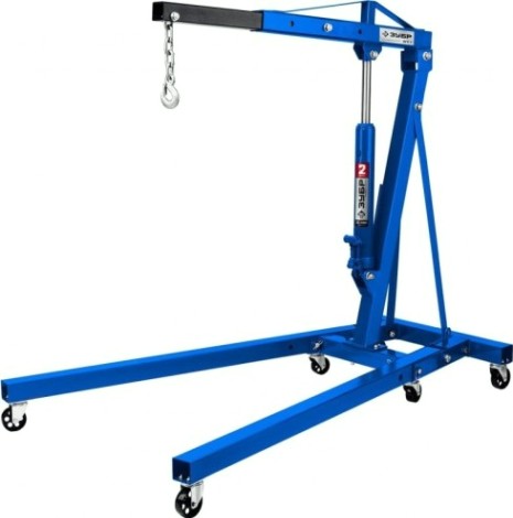 Кран гидравлический складной ЗУБР Профессионал КГС-2 2т 25-2200 мм [43011-2]