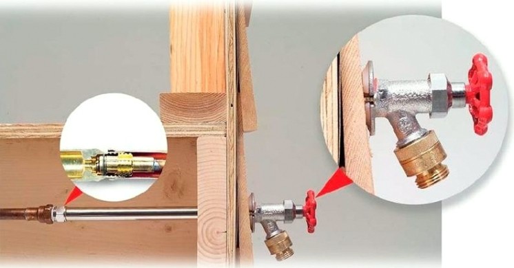 Кран незамерзающий UNIPUMP WF-2106 (длина 500 мм) [27262]