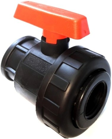 Кран POLIMER GROUP AT36 шаровый (пластиковый) 1 1/2"