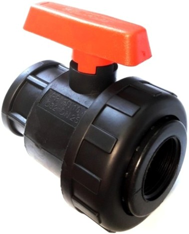 Кран POLIMER GROUP AT37 шаровый (пластиковый) 2"