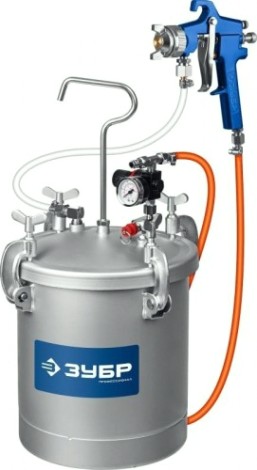 Красконагнетательный бак ЗУБР KNB-10 Профессионал [06464]