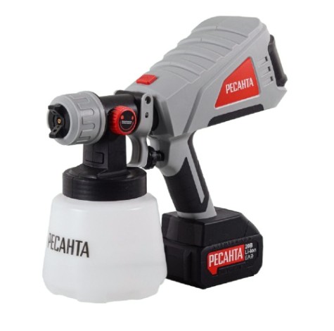 Краскопульт аккумуляторный Ресанта АКП-20 Li (4.0 Ач) [75/17/3]