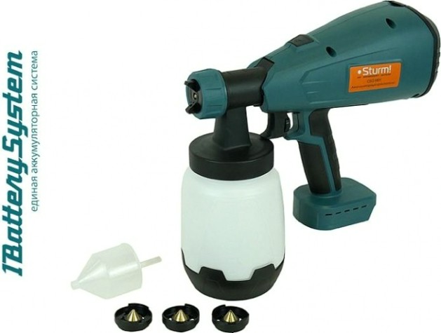 Краскопульт аккумуляторный Sturm CSG1801 без АКБ и ЗУ