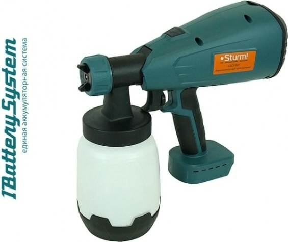 Краскопульт аккумуляторный Sturm CSG1801 без АКБ и ЗУ Краскопульт аккумуляторный Sturm CSG1801 без АКБ и ЗУ