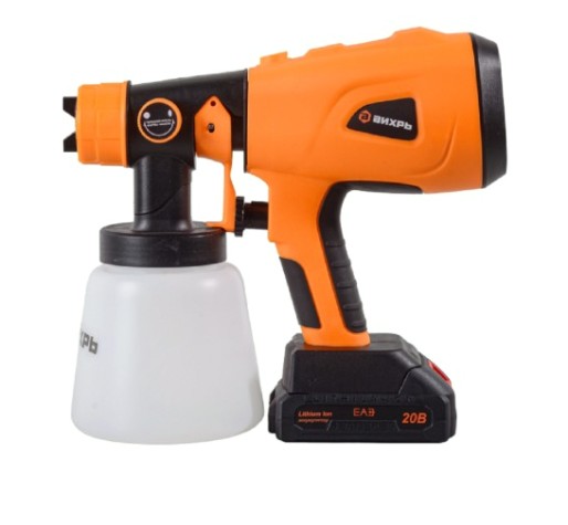 Краскопульт аккумуляторный ВИХРЬ АКП-20 Li (3.0 Ач) [72/17/5]