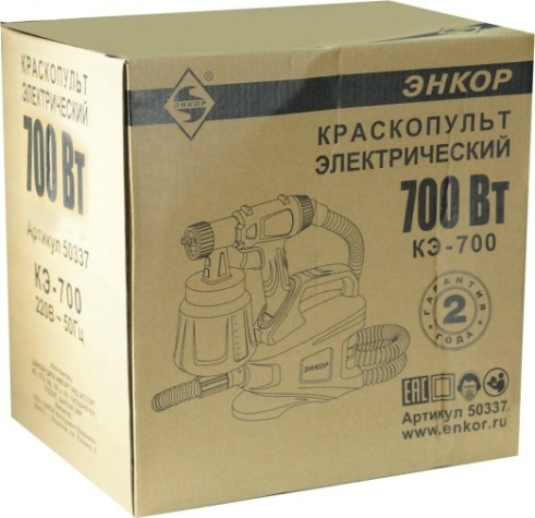 Краскопульт электрический ЭНКОР КЭ-700 [50337]