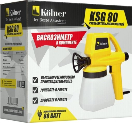 Краскопульт электрический Kolner KSG 80 [кн80сг]
