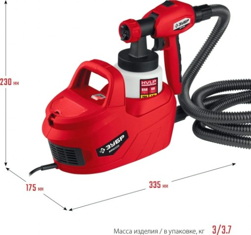 Краскопульт электрический ЗУБР КПЭ-650 Краскопульт электрический ЗУБР КПЭ-650