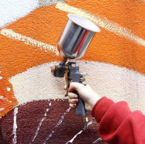 Краскопульт пневматический DEKO DKSG01 с верхним бачком [018-1100]