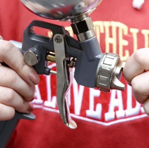 Краскопульт пневматический DEKO DKSG01 с верхним бачком [018-1100]