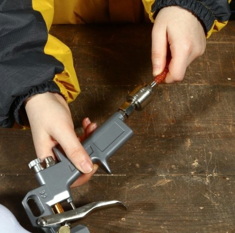 Краскопульт пневматический DEKO DKSG02 с верхним бачком [018-1120]