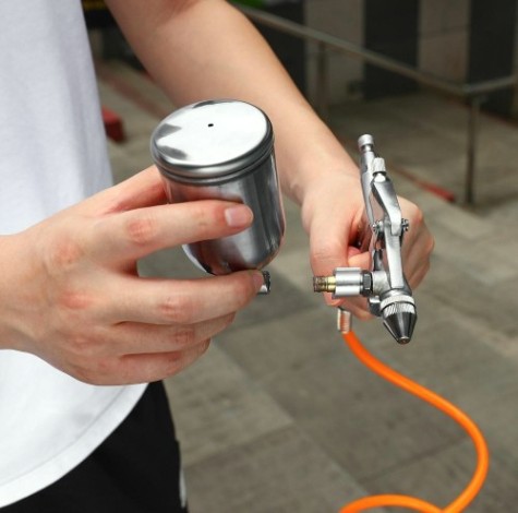 Краскопульт пневматический DEKO DKSG125M с верхним бачком [018-0928]