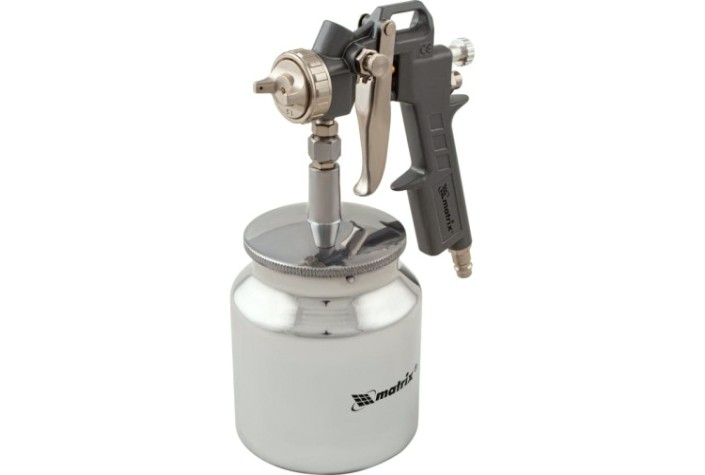 Краскопульт пневматический MATRIX с нижн. бачком сопло1,2мм 57317 [57317]